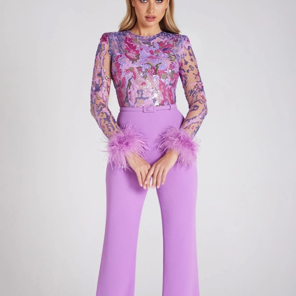 Nadine Merabi Lavender Women's Jumpsuit